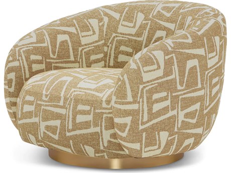 Eichholtz Brice Swivel Chair in Davenport Light Brown EICCMA0025