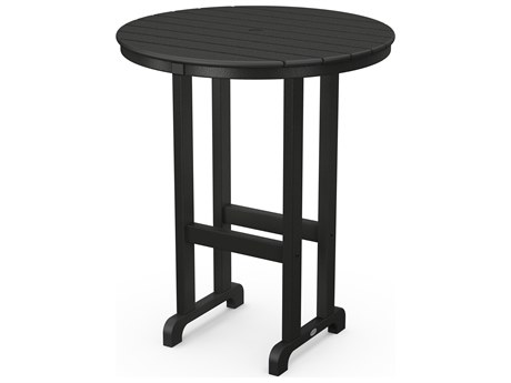 POLYWOOD Traditional Recycled Plastic 36 Round Bar Height Table