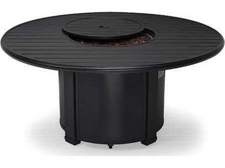 Winston Quick Ship Aluminum 54 Round, Round Fire Pit Table
