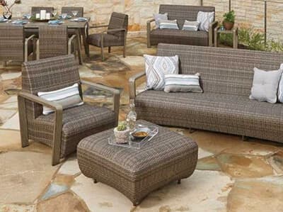 Luxury Outdoor Furniture Premium, Resin Wicker Patio Furniture No Cushions