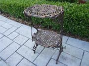 wrought iron patio planters