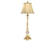 Halston Modern Art Deco Style Buffet Table Lamp 32 1/2 Tall Brass Gold  Metal Crystal Ball Accent Off White Fabric Drum Shade Decor for Living Room  House Home Dining Entryway - Vienna