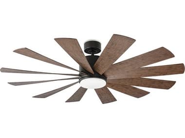Modern Forms Windflower Oil Rubbed Bronze / Dark Walnut 60'' Wide LED Indoor / Outdoor Ceiling Fan MOFFRW181560LOBDW
