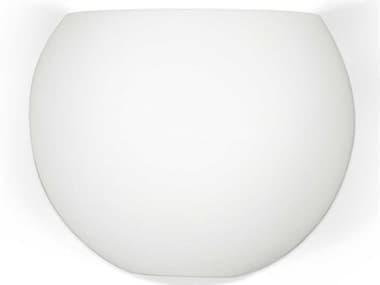 A19 Islands Of Light Bonaire 7" Tall 1-Light White Wall Sconce A11601