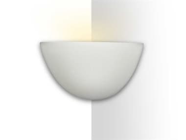 A19 Islands Of Light Gran Thera 6" Tall 1-Light White Corner Wall Sconce A1302CNR