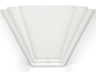 A19 Islands Of Light Bermuda 9&quot; Tall 2-Light White Wall Sconce A1701