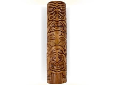 A19 Nature Tiki Totem Wall Sconce A1NT003AP