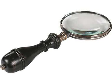 Authentic Models Nautical Oxford Magnifier Brass Distressed Black Decorative Accent A2AC091
