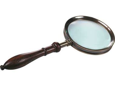 Authentic Models Nautical Regency Magnifier Distressed Black Decorative Accent A2AC109