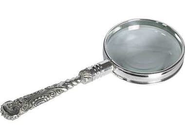 Authentic Models Nautical Rococo Magnifier Silver Antiqued Decorative Accent A2AC114