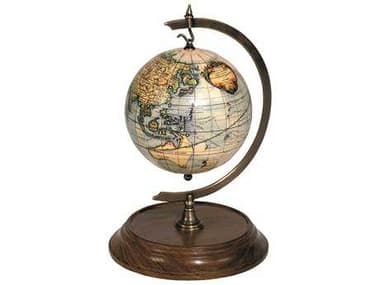 Authentic Models Nautical Desk Stand For Globe Honey Distressed French Decorative Accent A2GL000