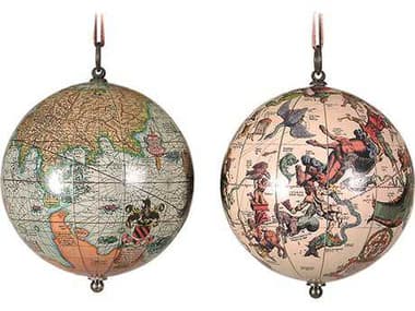 Authentic Models Globes The Earth & The Heavens, AD1551 Decorative Accent A2GL032