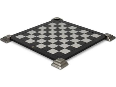 Authentic Models Silver / Black / White Two-Sided Game Board A2GR036