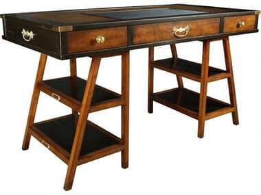 Authentic Models Navigator's Honey Distressed French Brown Writing Desk A2MF022