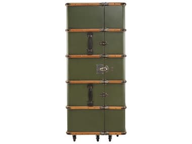 Authentic Models Field Green / Light Honey Stateroom Bar Cabinet A2MF078FG