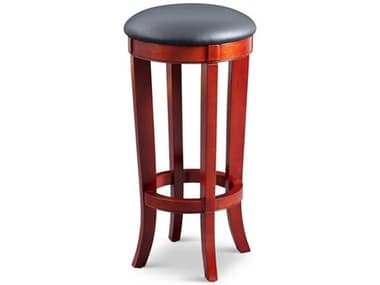 Authentic Models Classic Leather Rubberwood Bar Stool A2MF184