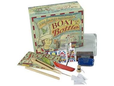 Authentic Models Kids Boat In A Bottle Kit Decorative Accent A2MS022A