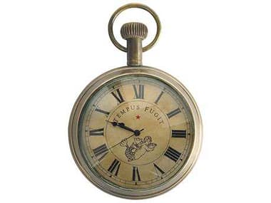 Authentic Models Nautical Victorian Pocket Watch Bronzed Clock A2SC058