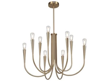 Artcraft Bronte 25" Wide 9-Light Brass Chandelier ACAC11929BR