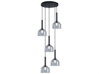 Artcraft Kali 5-Light Black Chandelier ACAC11955BK