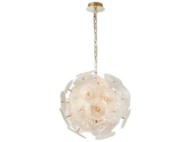 Artcraft Bloom 19" 18-Light Brass Pendant ACAC11960BR