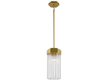 Artcraft Emma 1-Light Brushed Brass Mini Pendant ACAC12060BR