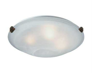 Artcraft Flush Mount 2-Light Brushed Nickel White Glass ACAC2351SPBN