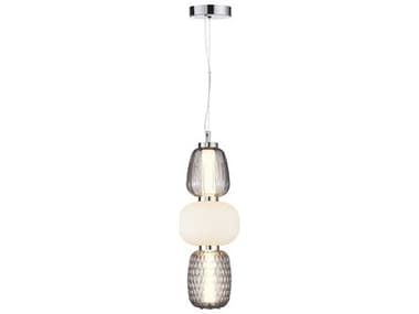 Artcraft Cyra 6" 1-Light Chrome Mini Pendant ACAC6702SM