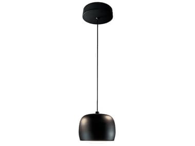 Artcraft Onyx 4" 1-Light Matte Black Mini Pendant ACAC6781BK