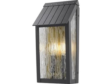 Artcraft Point 2-Light Outdoor Wall Light ACAC8057BK