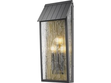 Artcraft Point 3-Light Outdoor Wall Light ACAC8059BK