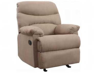 Acme Furniture Arcadia Light Brown Microfiber Upholstered Recliner ACF00634