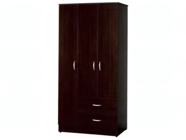 Acme Furniture Olean Espresso Brown Wardrobe Armoire ACF12248KIT