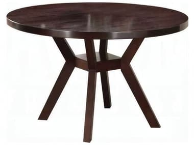 Acme Furniture Drake Round Wood Espresso Dining Table ACF16250