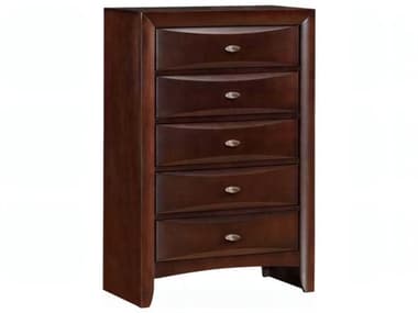 Acme Furniture Ireland Espresso Brown Rubberwood Accent Chest ACF21456