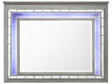 Acme Furniture Antares Light Gray Oak Rectangular Dresser Mirror ACF21824
