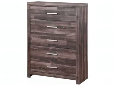 Acme Furniture Juniper Dark Cherry Brown Pine Wood Accent Chest ACF22166
