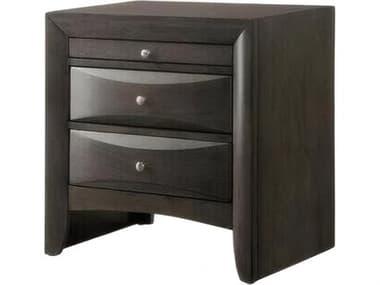 Acme Furniture Ireland 2-Drawers Rubberwood Nightstand ACF22704