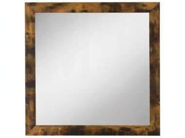 Acme Furniture Juvanth Rustic Oak Square Wall Mirror ACF24264