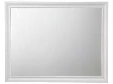 Acme Furniture Naima White Rectangular Wall Mirror ACF25774