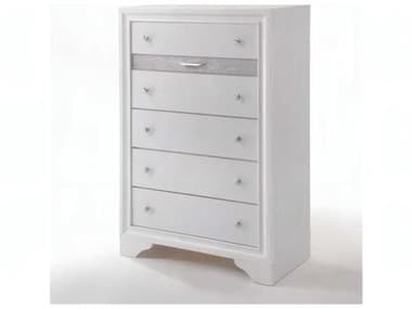 Acme Furniture Naima White Rubberwood Accent Chest ACF25776