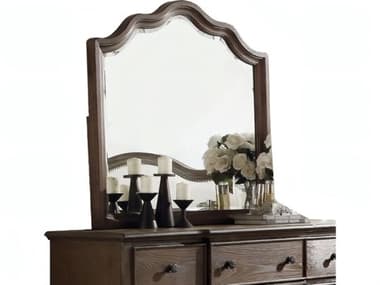 Acme Furniture Baudouin Weathered Oak Wall Mirror ACF26114