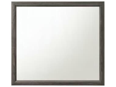 Acme Furniture Valdemar Weathered Gray Rectangular Wall Mirror ACF27054