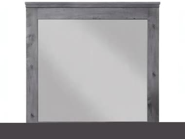 Acme Furniture Vidalia Rustic Gray Oak Square Dresser Mirror ACF27324