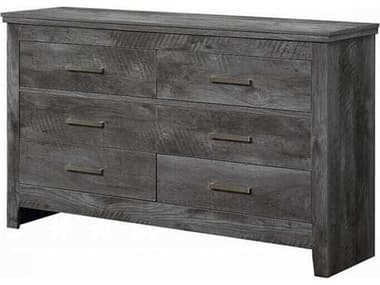 Acme Furniture Vidalia 6-Drawers Pine Wood Double Dresser ACF27325