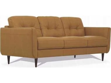 Acme Furniture Radwan Camel Brown Leather Sofa ACF54955