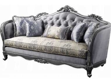 Acme Furniture Ariadne Fabric Platinum Gray Upholstered Sofa ACF55345