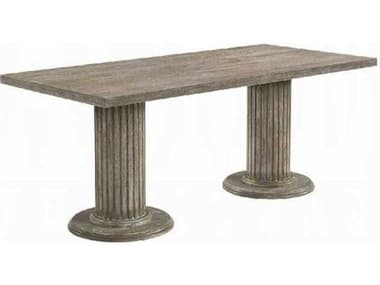 Acme Furniture Gabrian Rectangular Wood Reclaimed Gray Dining Table ACF60170