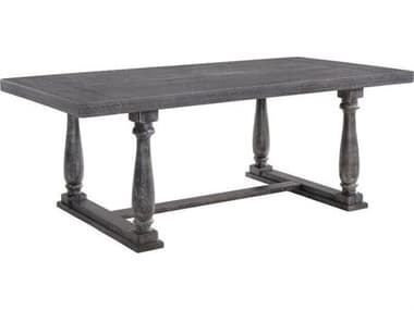 Acme Furniture Bernard Rectangular Wood Weathered Gray Oak Dining Table ACF66190