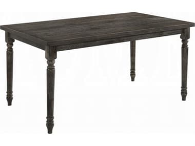 Acme Furniture Claudia Ii Rectangular Wood Weathered Gray Dining Table ACF71880
